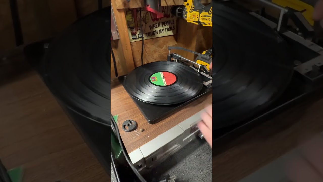 Playing A Warped AC DC Vinyl Record Acdc Classicrock Vinylrecords Vinylcommunity Vinyljunkie