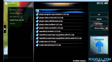 how to install xbmc addons from usb disk