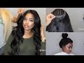 360 lace frontal install | Start to Finish | NO GLUE, TAPE, OR GEL|Luvme Hair by EnvoguemehairTV