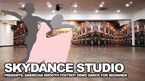 American Smooth Foxtrot Demo Dance for Beginner - Bronze Level