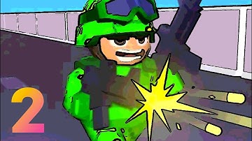 Draw And Shoot - Game play / Walkthrough Part 2 / Army Commander Base Defense