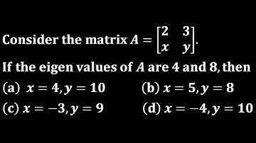 eigen values & eigen vectors linear algebra engineering iit jam mathematics gate  csir net gate bhu