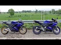 Heres what happened when a stock r15 v3 dragged with an r15 v3 with daytona exhaust