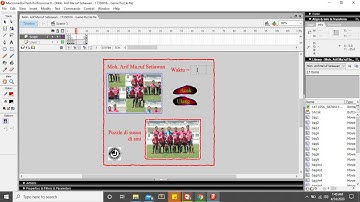 Membuat Game Puzzle Menggunakan Macromedia Flash 8 || MUDAH