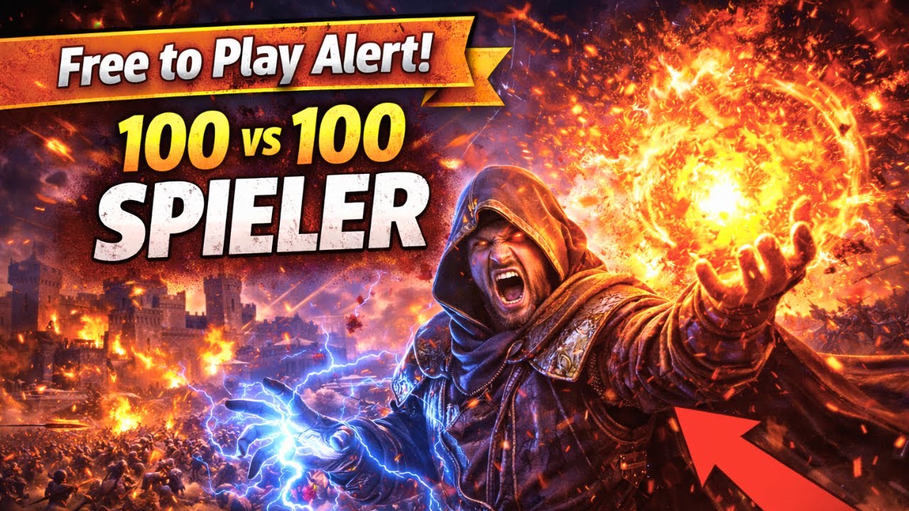 Free to Play! ⚡ 100 vs 100 Spieler im TOTALEN CHAOS | Warlander Gameplay