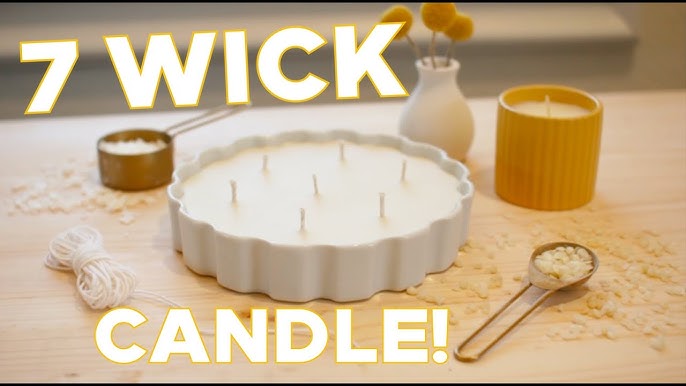 Candle Class: How to make a multi-wick candle – Siblings