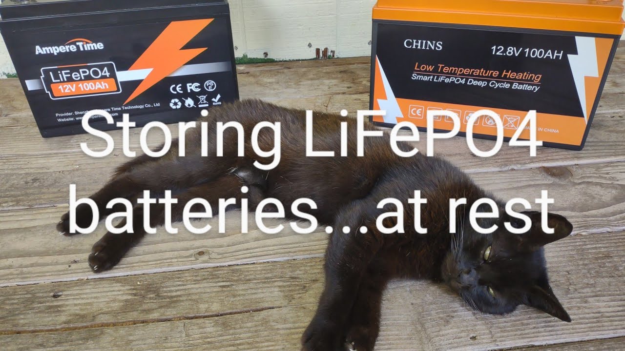 Storing your LiFePO4 batteries between uses