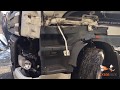 Ремонтируем кузов грузовика DAF 105 после серьёзного ДТП. Бишкек, Кыргызстан.