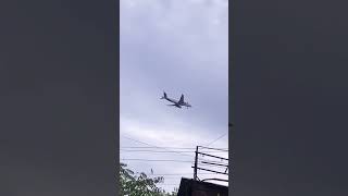 Landing Airbus A319 Zvartnots Airport