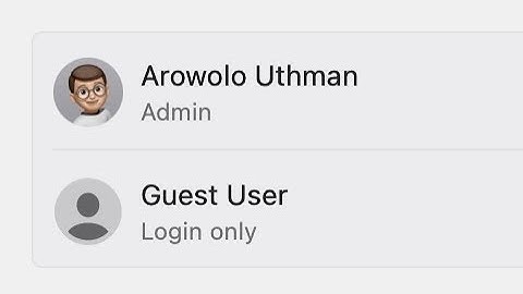 How to Set Up Guest User on MacBook