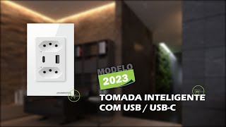 Interruptor Inteligente WiFi Com Tomadas, USB e USB-C #Novadigital #Tuya