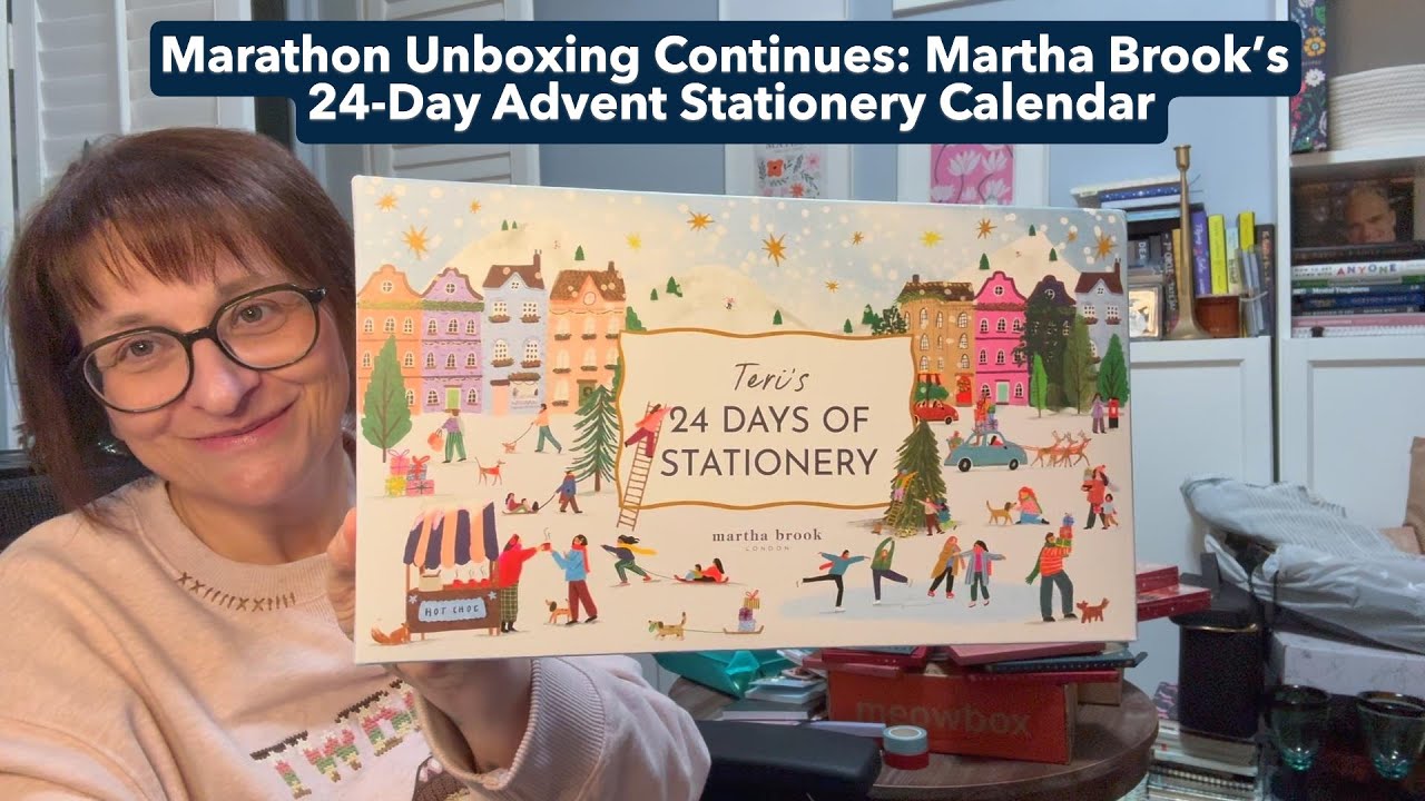 Распаковываем 24 дня канцелярского волшебства: Адвент-календарь Марты Брук