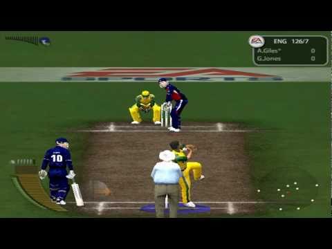 EA Cricket 2005 Gameplay (HARD) - 6 Wickets In 1 Over (World Record) - HQ