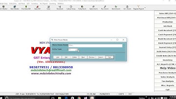 How to Add, Edit Delete WareHouse Master in MDS Infotech