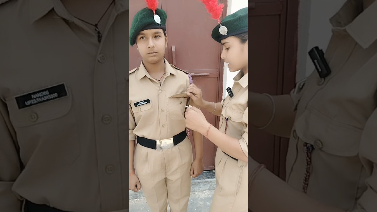NCC lanyard पहनने का सही तरीका ||  How to wear lanyard correctly ||#ncc_army #ytviral  #shorts
