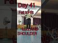 Day 41 fat to fit journey leg and shoulder #motivation #fatburningsecrets #virqlshorts #viralvideos