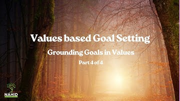 Grounding Goals in Values