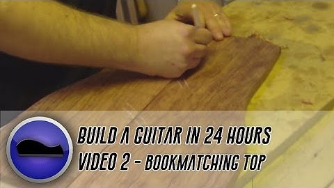 Ep 2 - How to Build a Custom PAF Guitar - Cutting and hand jointing a book-matched top