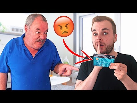 stole-my-dads-credit-card-prank-**he-was-mad**