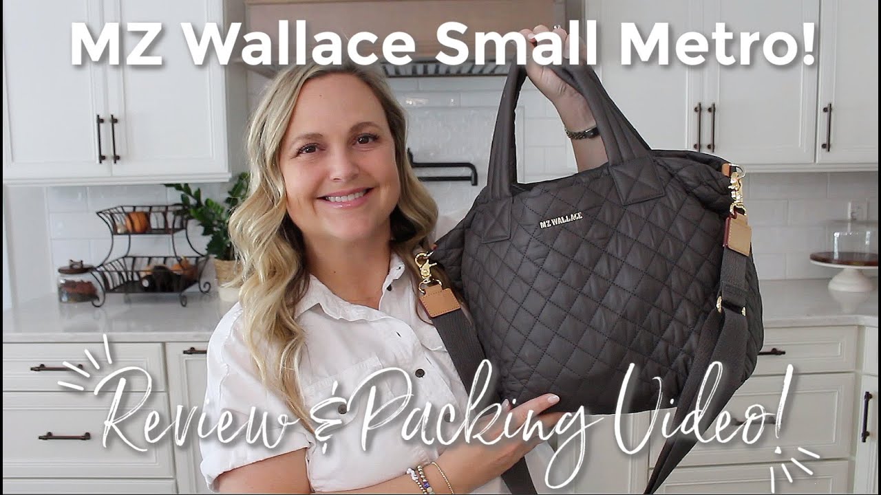 MZ WALLACE, Small Metro Tote Deluxe Review, Packing & Medium Metro  Comparison!