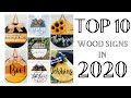 TOP 10 WOOD SIGNS IN 2020 | DIY WOOD ROUND DIYS | STEP BY STEP WOOD ROUND TUTORIAL | WOOD ROUNDS