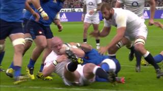 Highlights: France 21 England 31 Highlights: France 21 England 31