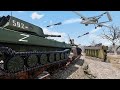🔴 Ukrainian snipers and Bayraktar TB2 drone destroyed Russian military train with tanks. Arma 3 game