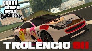 Auto de Trolencio 911 | GTA San Andreas Loquendo | Diseñando Vehiculos de Youtubers #7