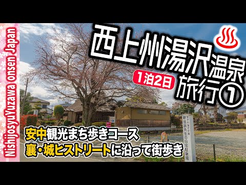 西上州湯沢温泉♨️旅行①襄・城ヒストリートを参考に安中の街歩き