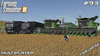 Harvesting very TALL CORN | JZD Vidhostice CZ | Multiplayer Farming Simulator 19 | Episode 93