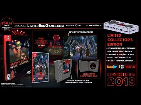 Stranger Things 3 Limited Edition Announced For Switch And Ps4