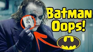 The Dark Knight Easter Eggs and Mistakes
