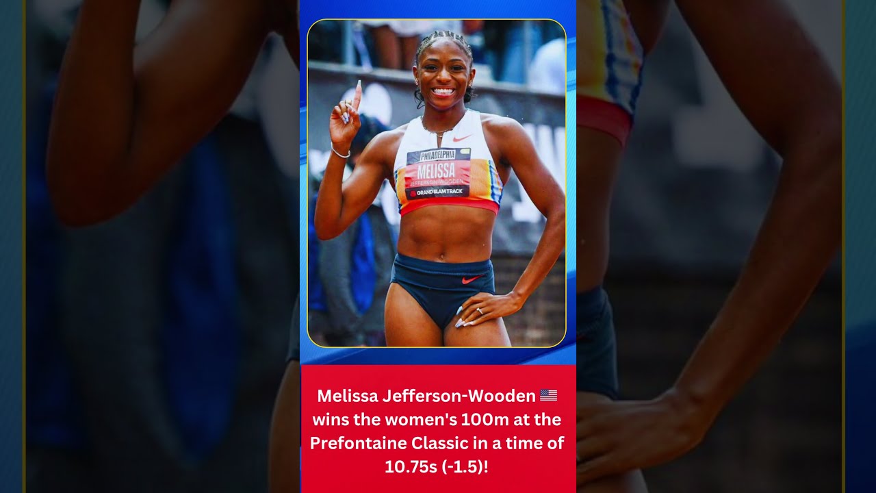Melissa Jefferson Wooden Wins The Women S 100m At Prefontaine Classic In A Time Of 10 75s