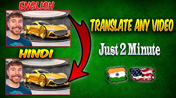 How to Translate and Dub Video With ai Own Voice Free | 30 language #technicalzakariya #aidubbing