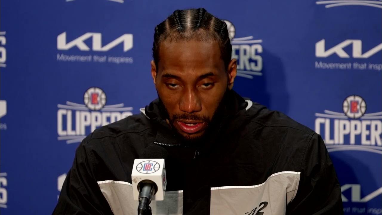 Kawhi Leonard postgame; Clippers beat the Lakers YouTube