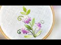 Bullion Knot Stitch Flower Motif Design for Dress | Hand Embroidery Work