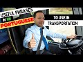 Useful phrases to use in means of transport in Portuguese in Brazil