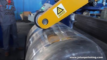 Tank shell polishing machine