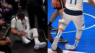 Luka Doncic Right Ankle Injury | Mavs vs Heat