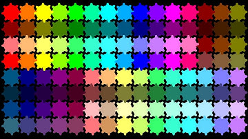 156 Colors Marble Race ASRM in Algodoo