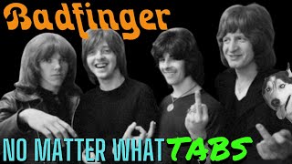 PDF Sample Badfinger No Matter What Fingerstyle guitar tab & chords by Phil Jakes.