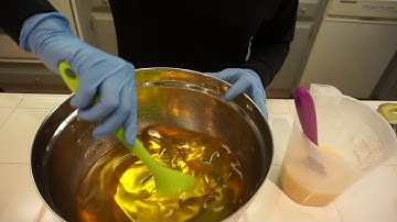 Awesome Avocado Cold Process Soap Tutorial- recipe is included in the description box!!