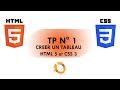 Comment faire un tableau html  css en 10 minutes coding city