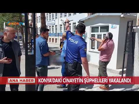 Konya'daki cinayetin şüphelileri yakalandı