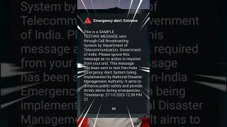 ?Why This emergency Alert From Government  shorts viral technosen