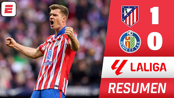 ATLÉTICO DE MADRID GANÓ 1-0 al GETAFE y ES LÍDER COLÍDER junto al BARCELONA | RESUMEN | La Liga