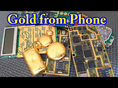 idea how to make pure gold from old cell phone mobile phones Smartphones
