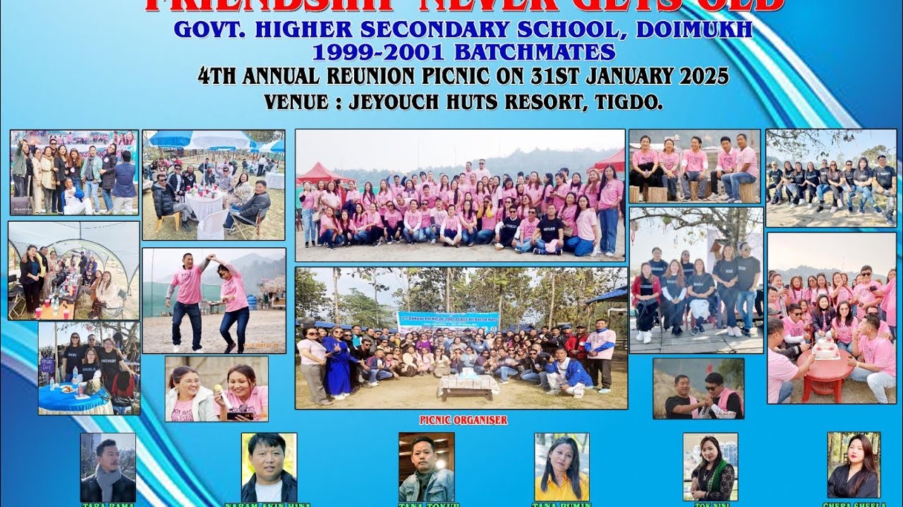 4TH Get Together of 2001, Class-XII, Batchmate-Hr.Sec, School Doimukh.