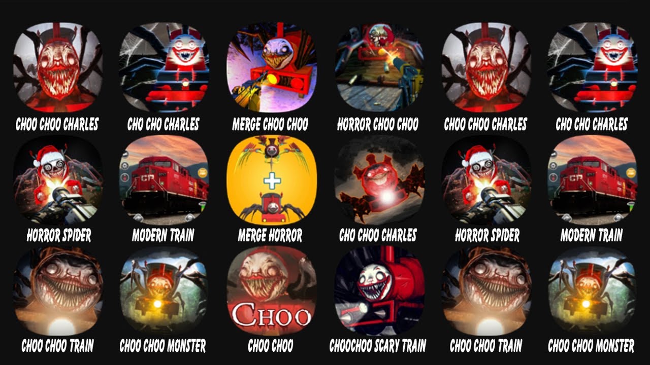 All monsters including Choo Choo Charles LOL - Comic Studio
