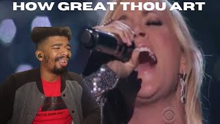 Carrie Underwood - How Great Thou Art featuring Vince Gill (Insane Reaction!!)